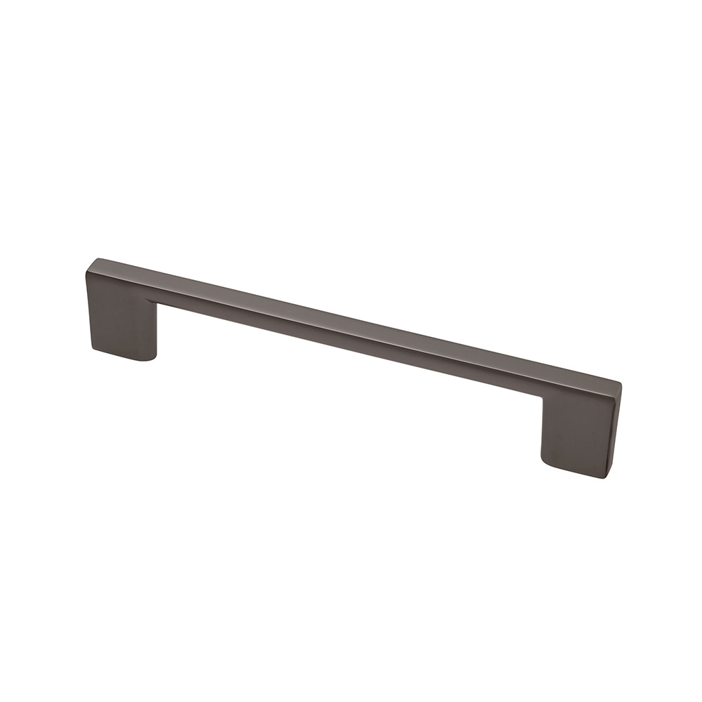 Handles 51 Polished chrome Denman handle for kitchen cabinets, ideal for Calgary home renovations.