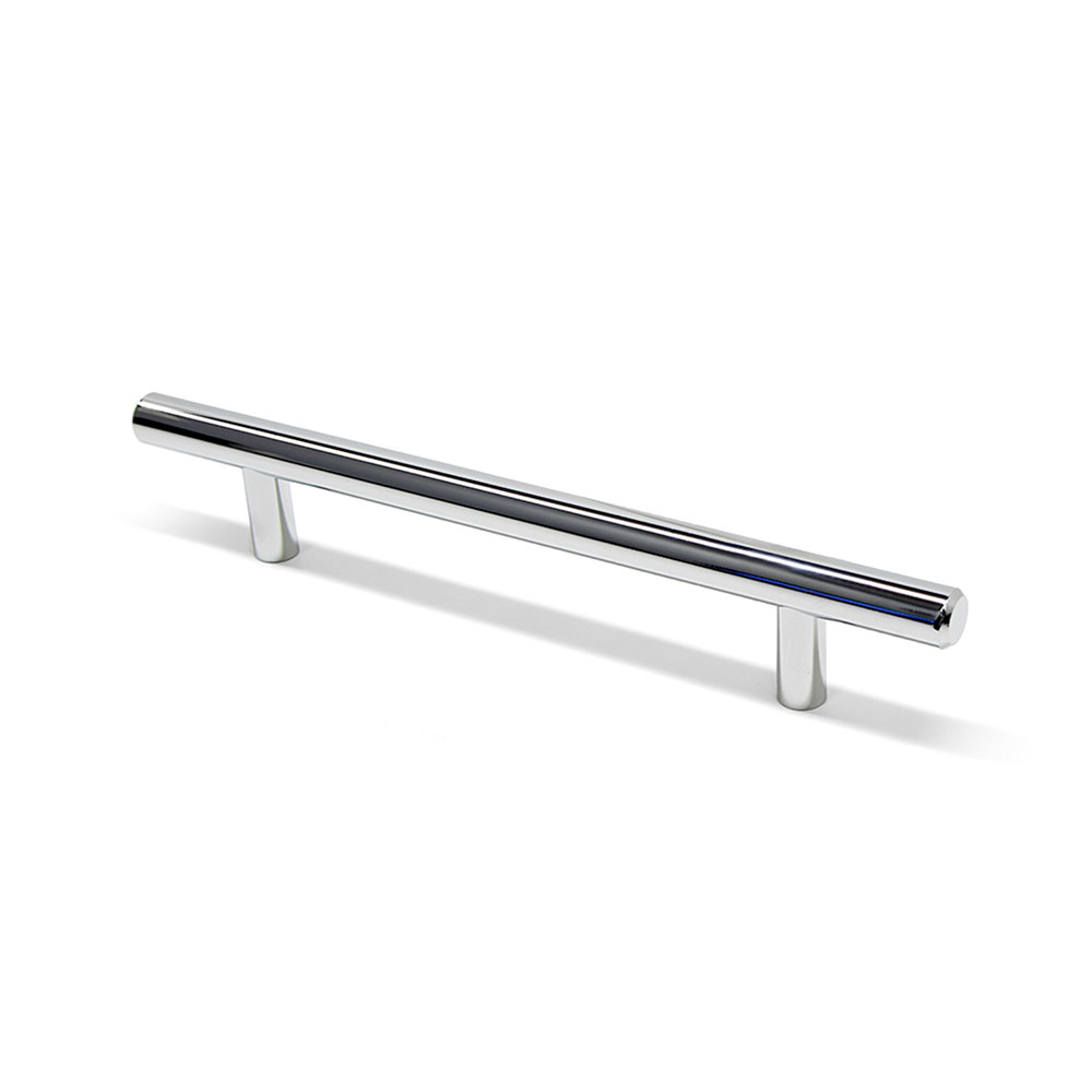 Handles 17 Brushed satin nickel cabinet handle from Zen Living, ideal for modern kitchens in Calgary.
