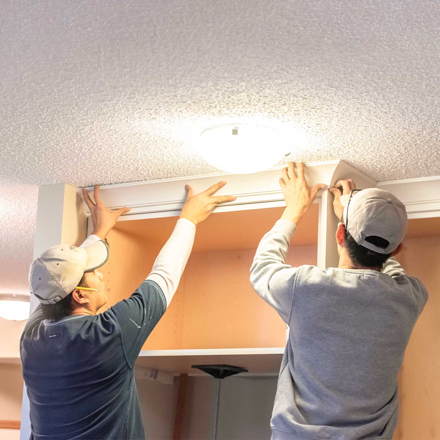 Our Process 4 Calgary kitchen renovation process showcasing cabinet and countertop design steps.