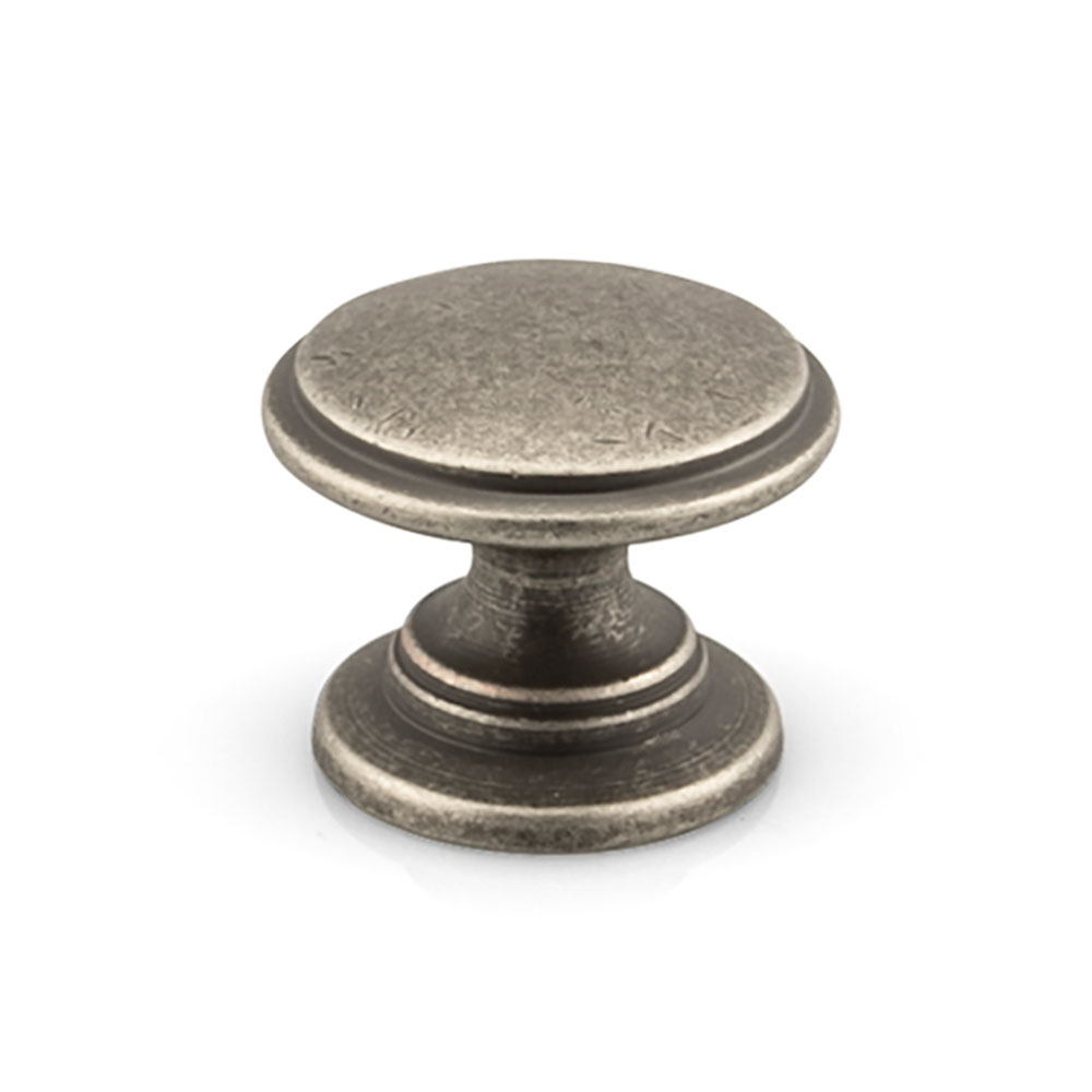 Handles 74 Weathered steel handle 9669-ASM-D-3 for kitchen cabinets, featured in Zen Livings Calgary renovation collection.