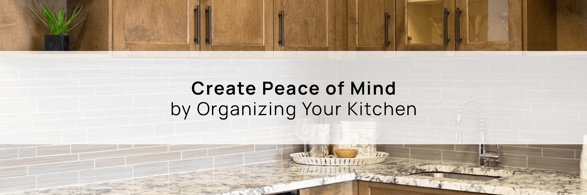 Organized Calgary kitchen featuring Zen Living cabinets and countertops for a serene cooking environment.
